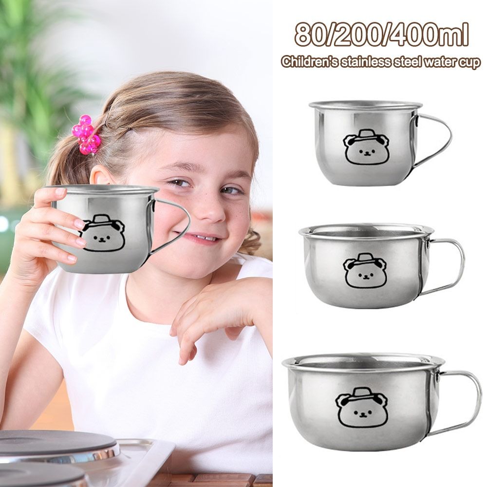 Coffee Tea Cups - 80/200/400ML Kid Water Cup Bear Design