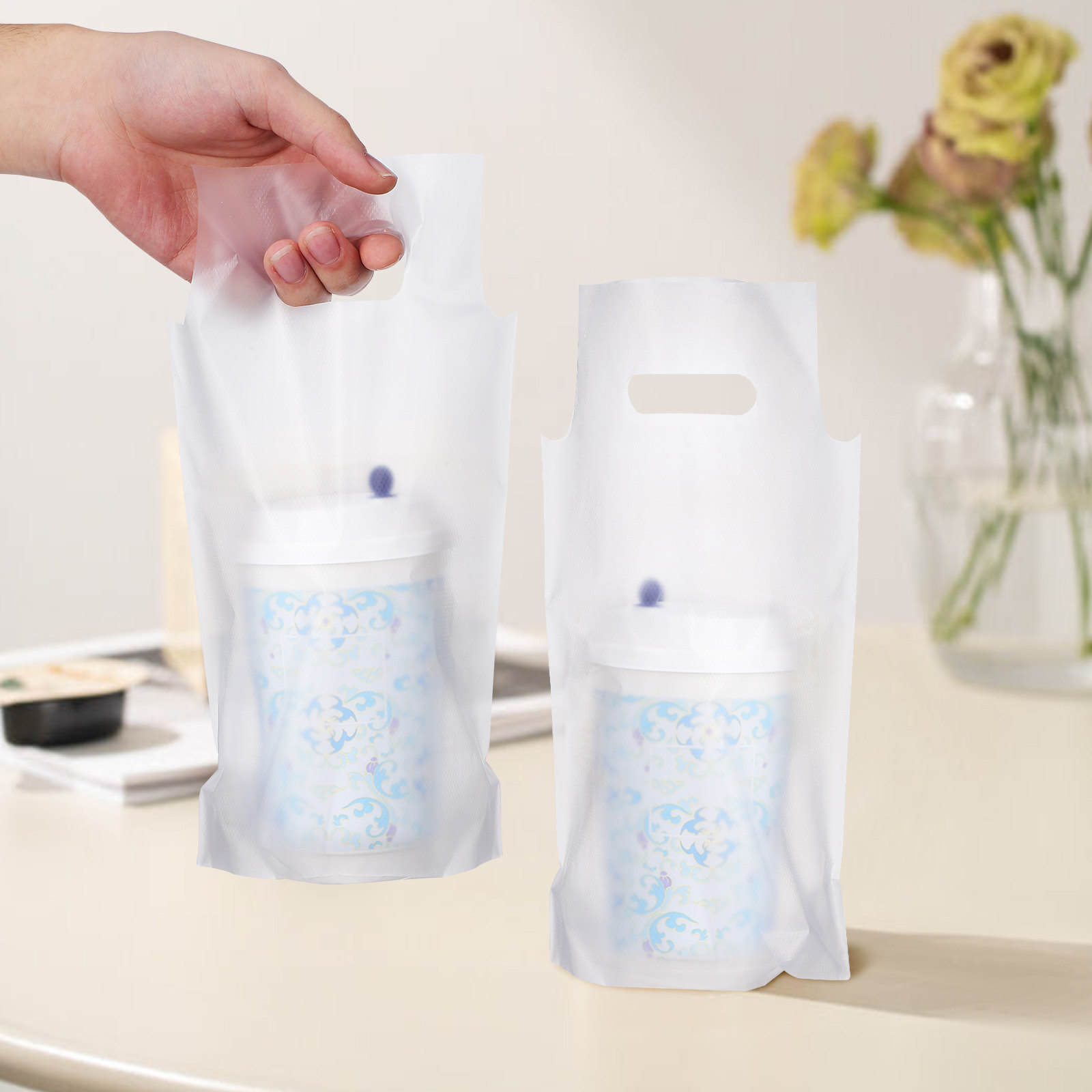 500Pcs Beverage Bags Handle Tr - Coffee Tea Cups review and price
