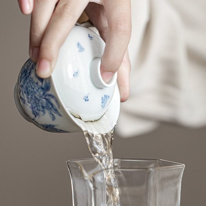 Antique Blue White Porcelain G - Gongfu Tea Set review and price