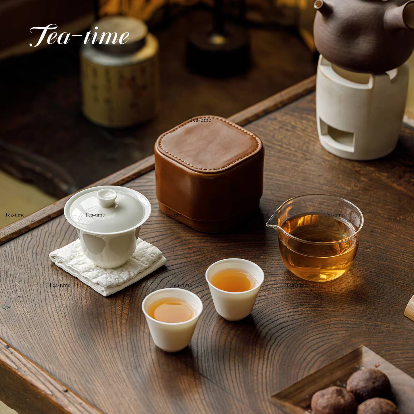 White Ceramic Travel Tea Set G - Gongfu Tea Set review and price
