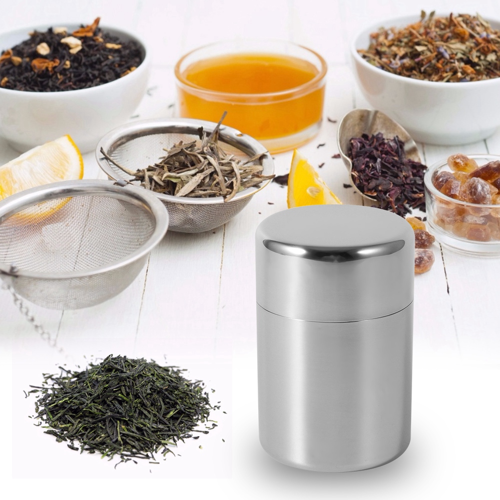 Stainless Steel Tea Tins Canis - Canister Coffee Sugar Tea review and price