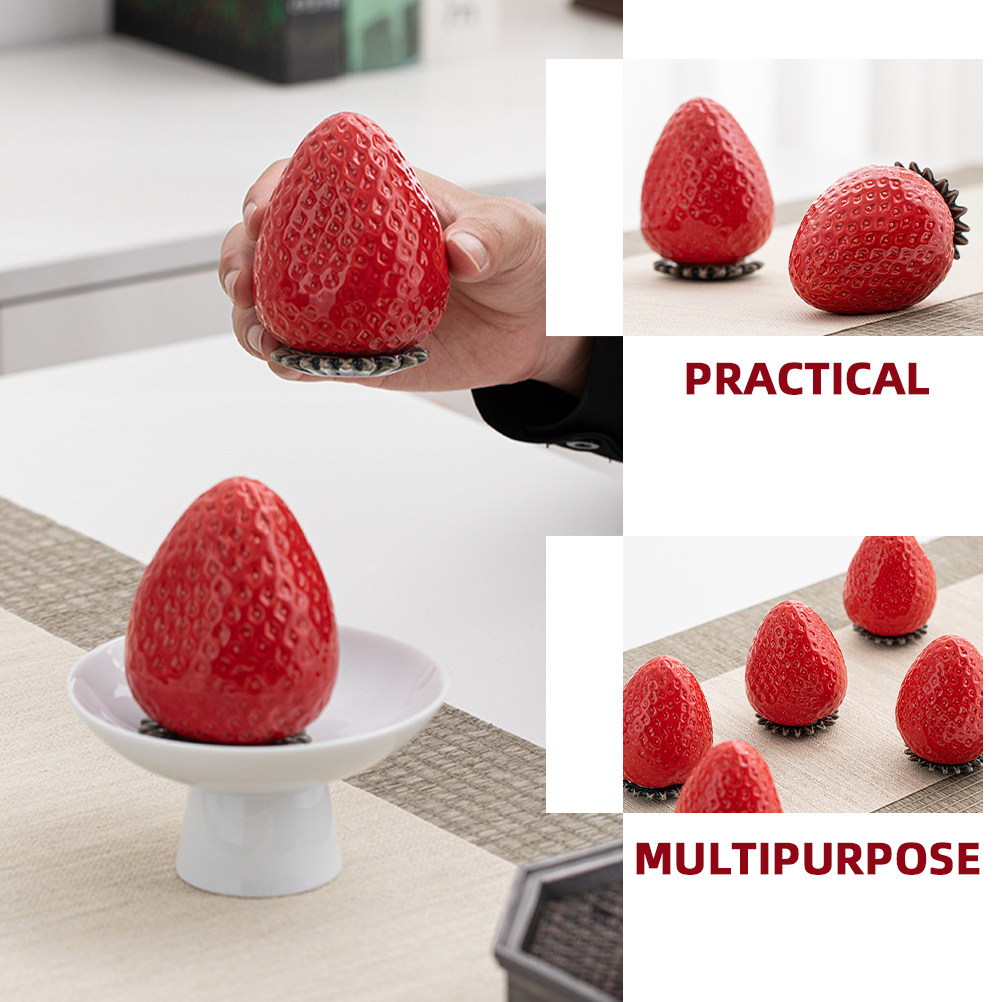 Mini Strawberry Shaped Ceramic - Canister Coffee Sugar Tea review and price