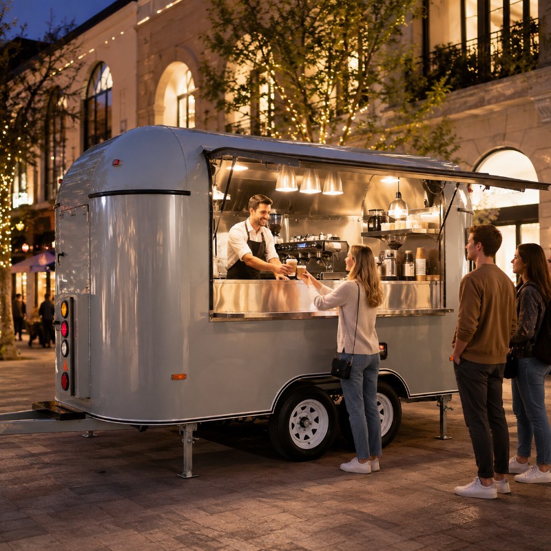 Food Truck Mobile with Kitchen - Coffee Tea Equipment review and price
