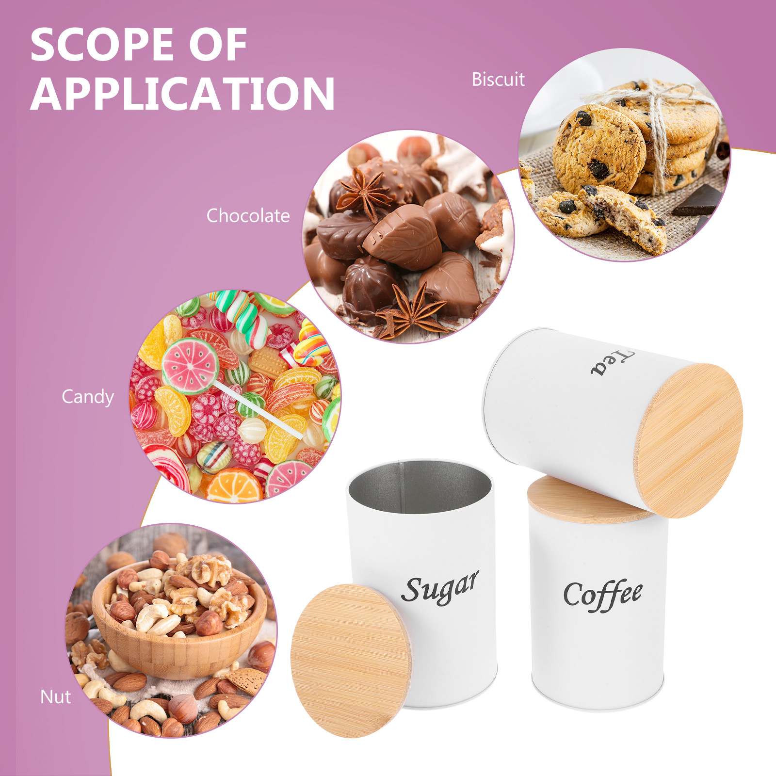 3Pcs Airtight Round Canisters  - Canister Coffee Sugar Tea review and price