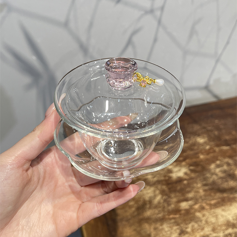 Pink High Borosilicate Glass G - Gongfu Tea Set review and price