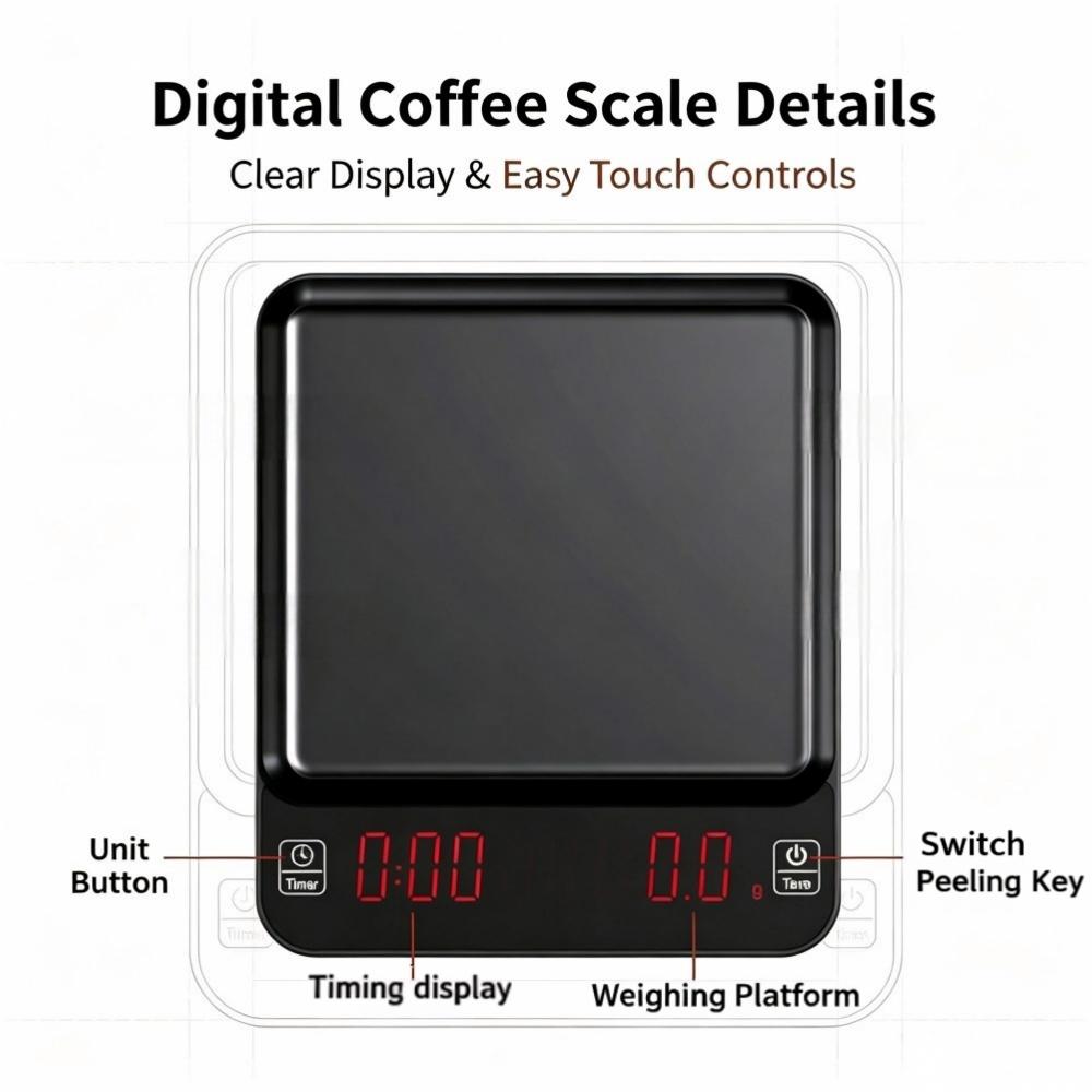 3kg/0.1g High Precision Digita - Coffee & Tea Maker Machine review and price