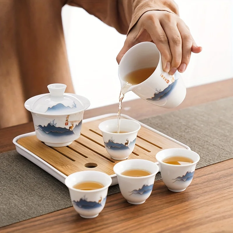 Ceramic Chinese Kung Fu Tea Se - Gongfu Tea Set review and price