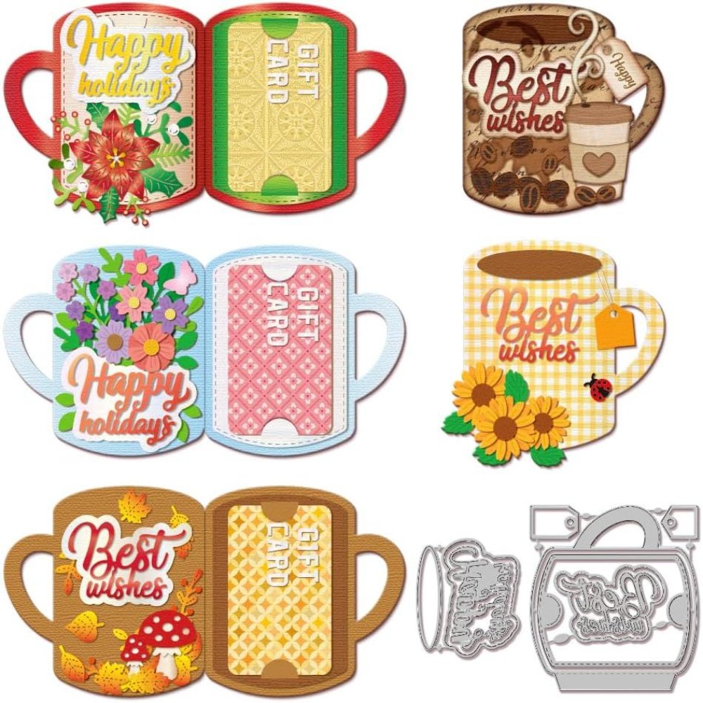 Cup Gift Card Holder Cutting D - Coffee Tea Journal review and price