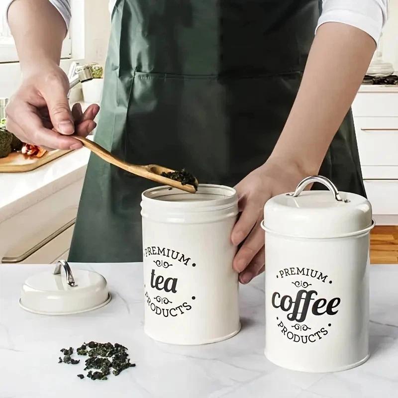 3Pcs Round Metal Tea Coffee Su - Canister Coffee Sugar Tea review and price