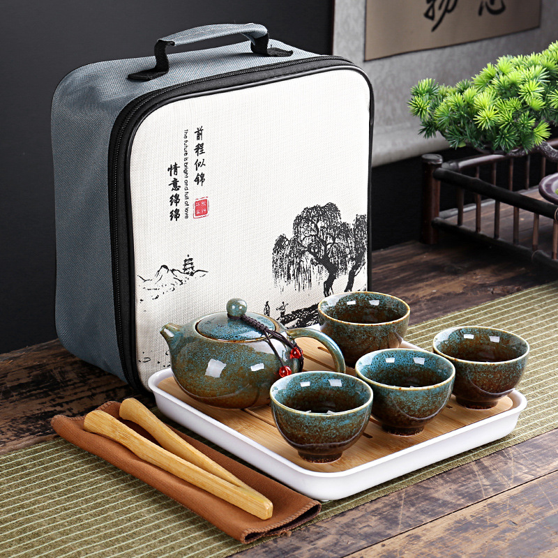 With Travelling Bag 4 Cups Chi - Gongfu Tea Set review and price