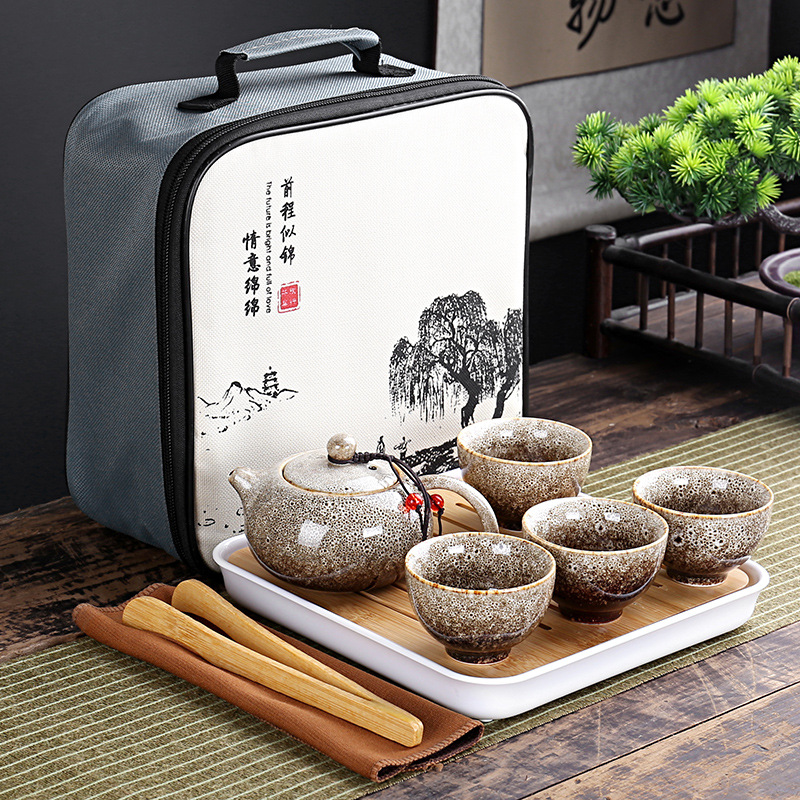 With Travelling Bag 4 Cups Chi - Gongfu Tea Set review and price
