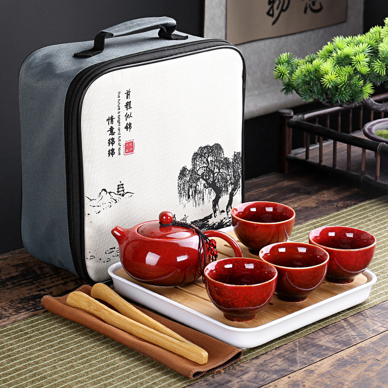 With Travelling Bag 4 Cups Chi - Gongfu Tea Set review and price