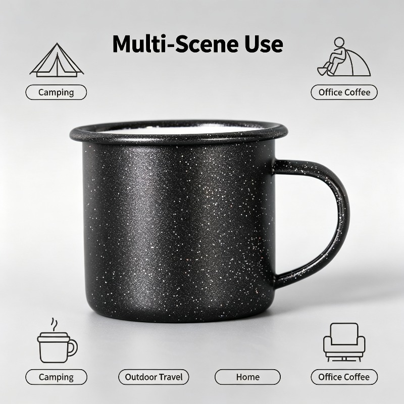 Vintage Enamel Mug with Star‑D - Coffee Tea Equipment review and price
