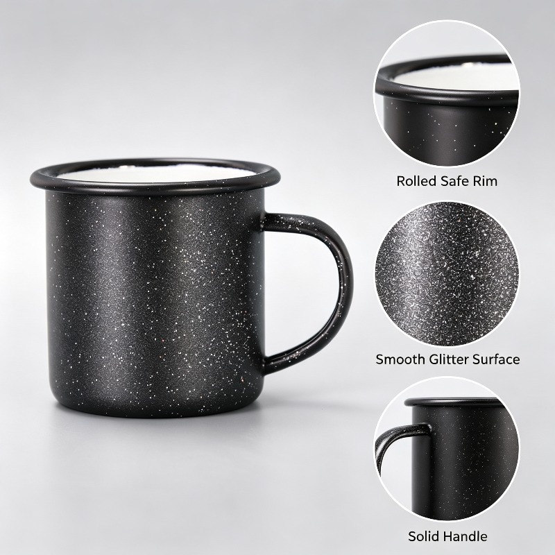 Vintage Enamel Mug with Star‑D - Coffee Tea Equipment review and price