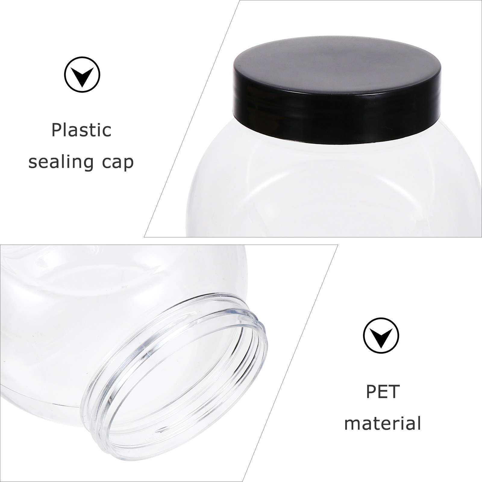 1Set Food Storage Cans Transpa - Canister Coffee Sugar Tea review and price