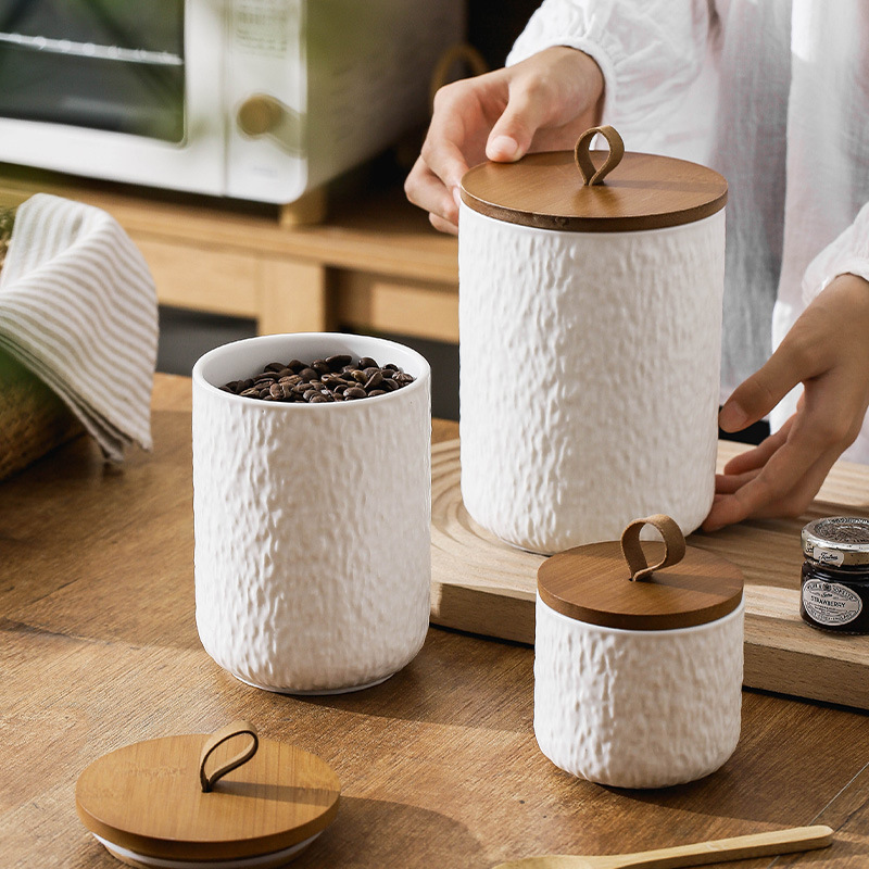 Rock Pattern Ceramic Tea Stora - Canister Coffee Sugar Tea review and price