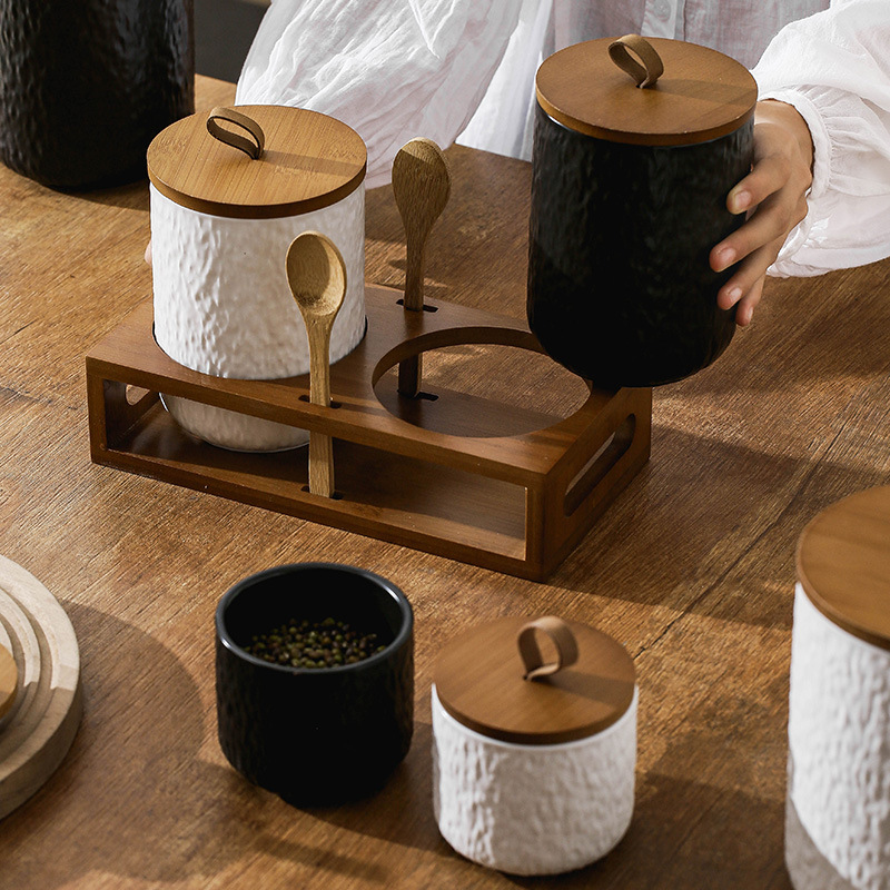 Rock Pattern Ceramic Tea Stora - Canister Coffee Sugar Tea review and price