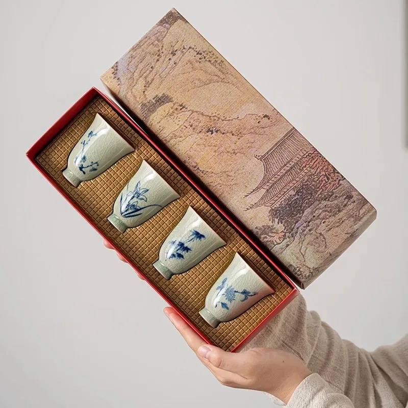 Unique Chinese Four Noble Plan - Gongfu Tea Set review and price
