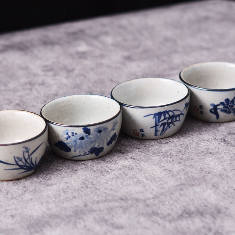 Hand-Painted Blue & White Coar - Gongfu Tea Set review and price