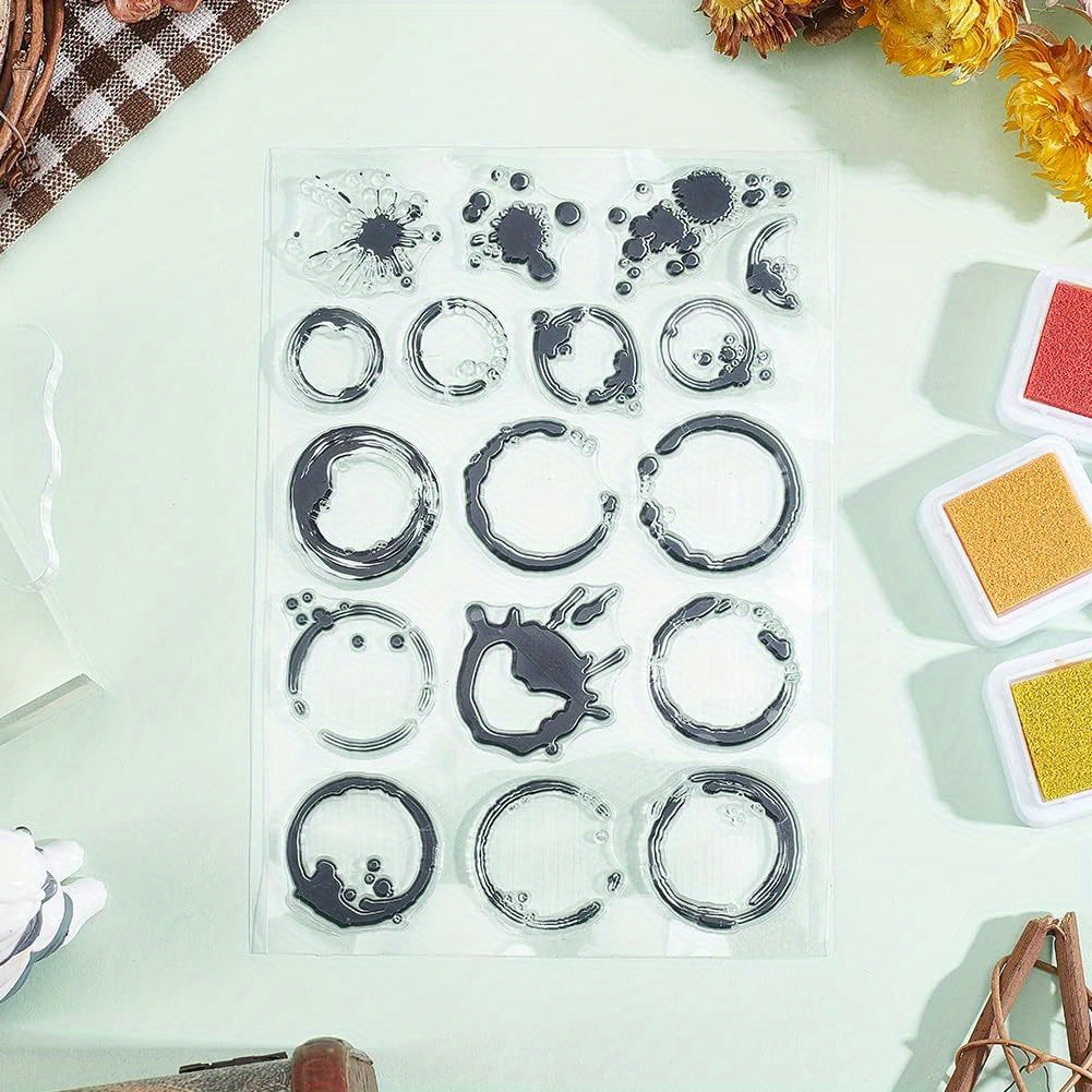 Tea Stains Clear Stamp Coffee  - Coffee Tea Journal review and price