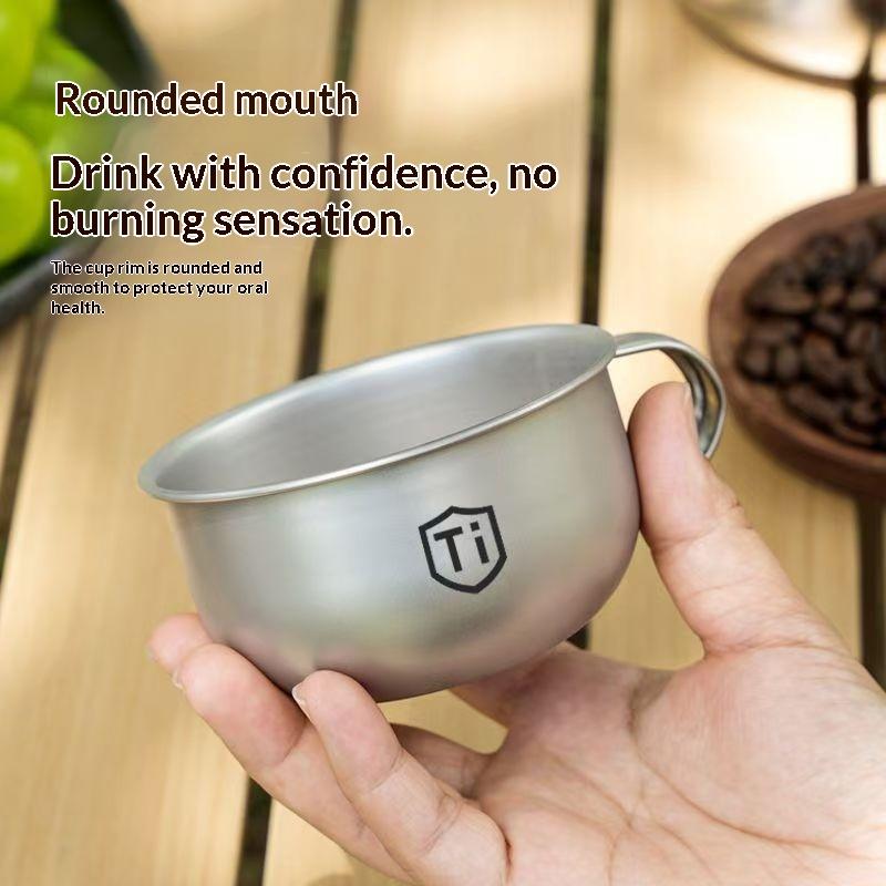 MINI Camping Water Cup Titaniu - Coffee Tea Equipment review and price