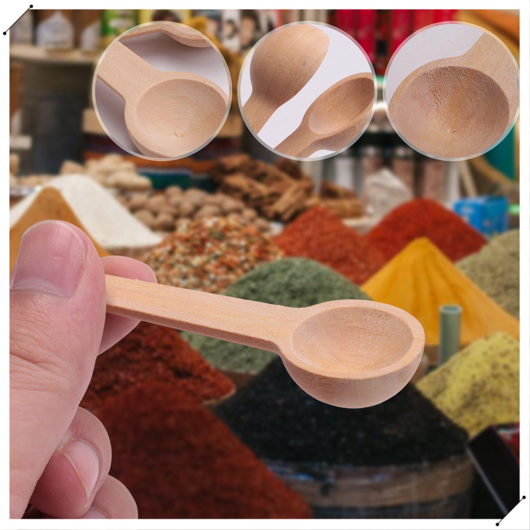100 Pieces Mini Wooden Spoons  - Coffee Tea Equipment review and price