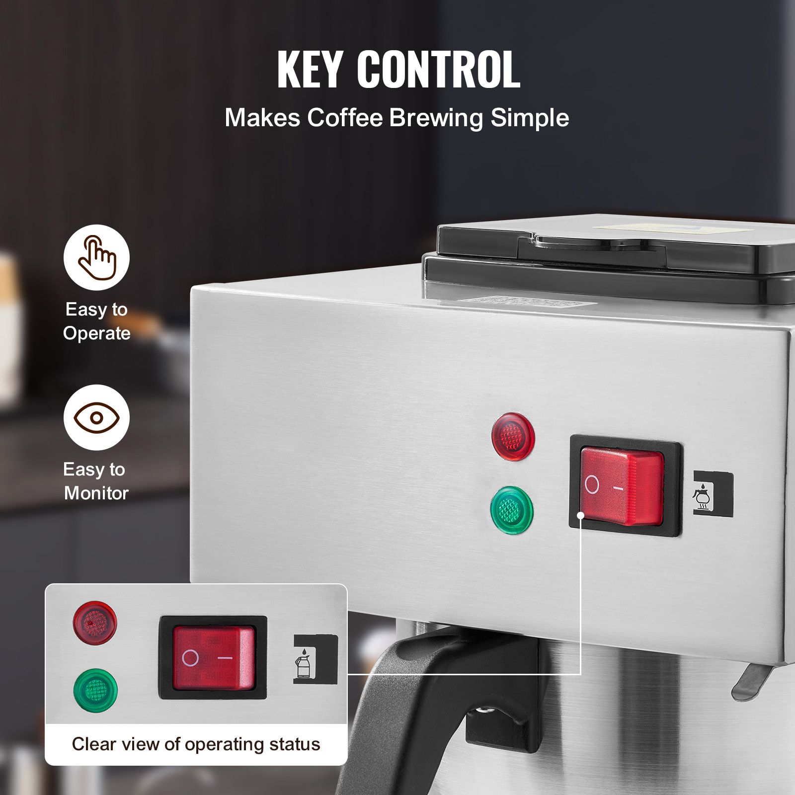 12 Cups Commercial Drip Coffee - Coffee & Tea Maker Machine review and price