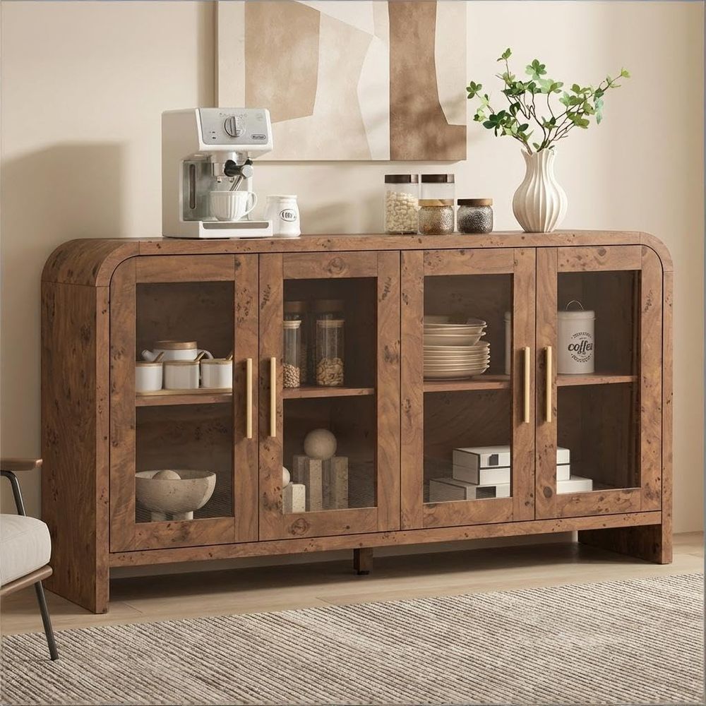 Sideboard Buffet Cabinet with  - Coffee & Tea Maker Machine review and price