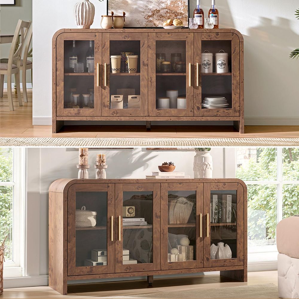 Sideboard Buffet Cabinet with  - Coffee & Tea Maker Machine review and price