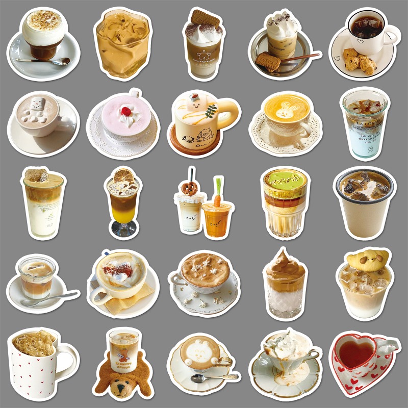 50pcs Coffee Ins Style Brown F - Coffee Tea Journal review and price