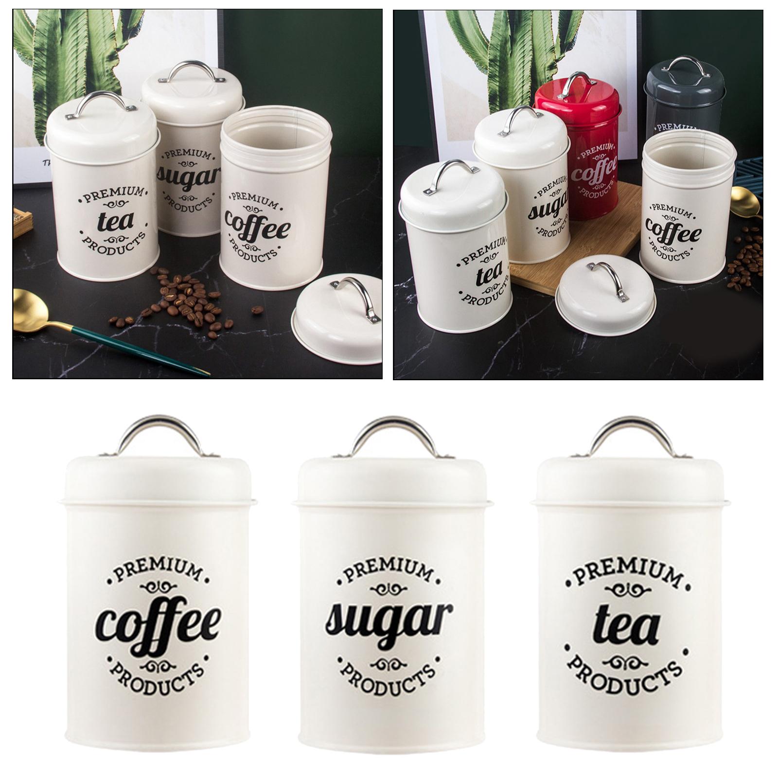 Metal Kitchen Canister Set Cof - Canister Coffee Sugar Tea review and price