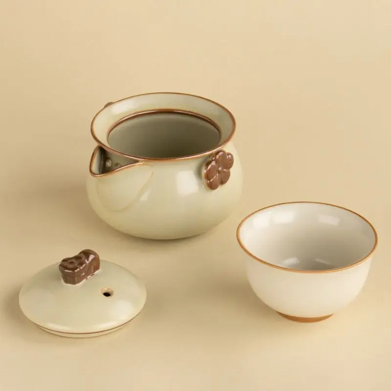 Ru Kiln Tea Set Two-Color Hand - Gongfu Tea Set review and price