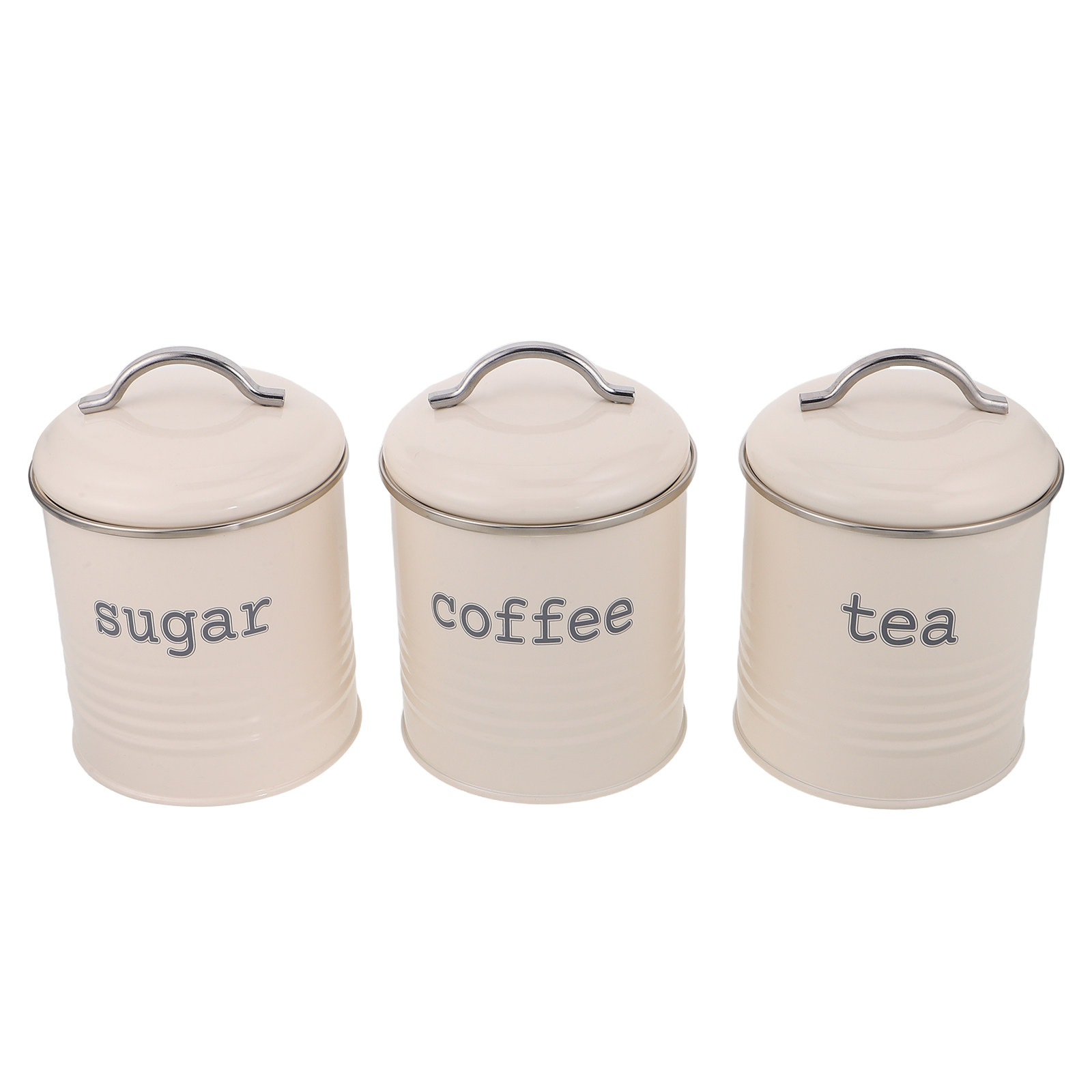 3Pcs Sealed Coffee Bean Contai - Canister Coffee Sugar Tea review and price